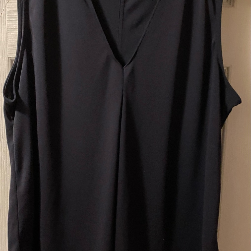 Ann Taylor Black V-Neck Blouse